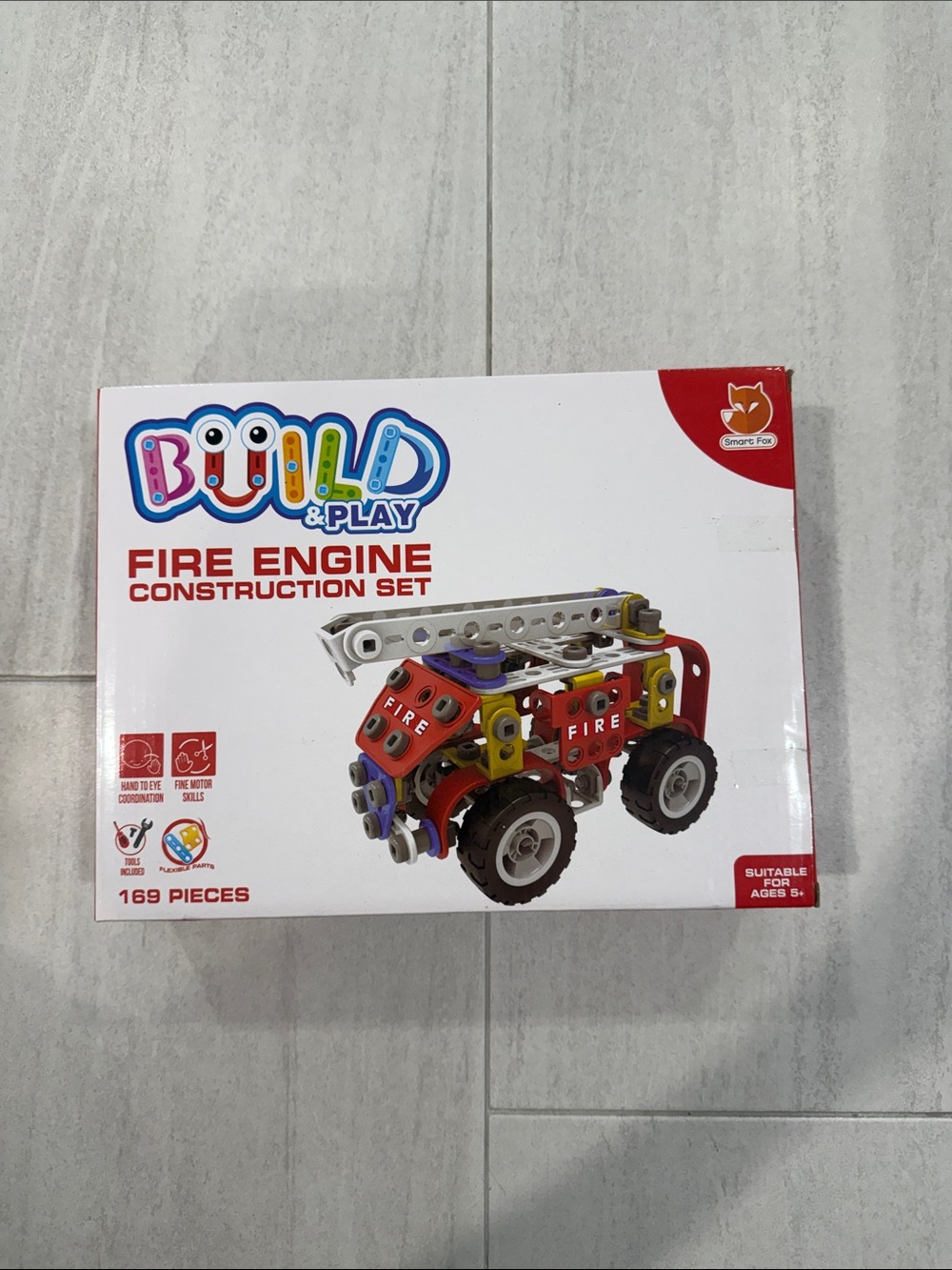 Fire Engine Construction Set - Red